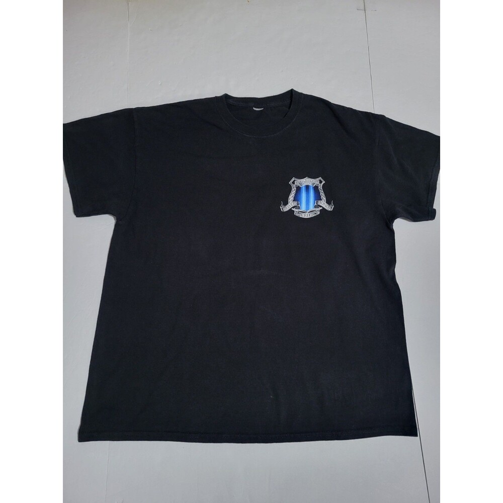 (#8) We Will Never Forget 9-11-01 Bravery Sacrifice Honor Short Sleeve Size L